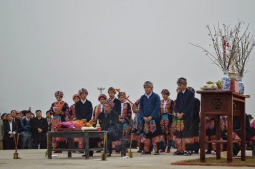 Rain praying ritual of the Lo Lo in Ha Giang - ảnh 1